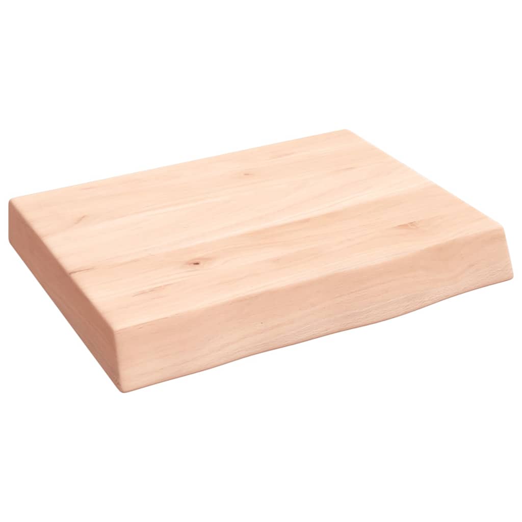 Vidaxx Waschtischplatte 40x30x (2-6) cm unbehandeltes Massivholz