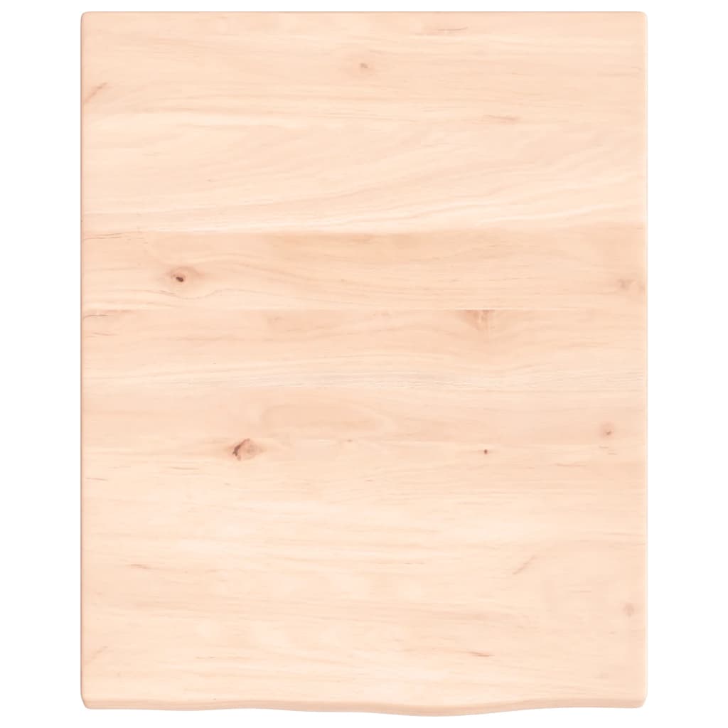 VidaXL Waschtischplatte 40x50x2 cm unbehandeltes Massivholz