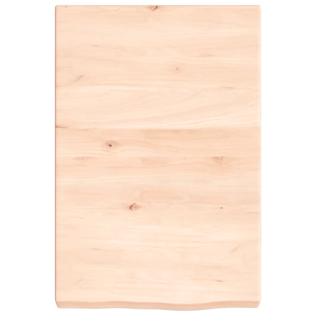 Vidaxx Waschtischplatte 40x60x (2-6) cm unbehandeltes Massivholz