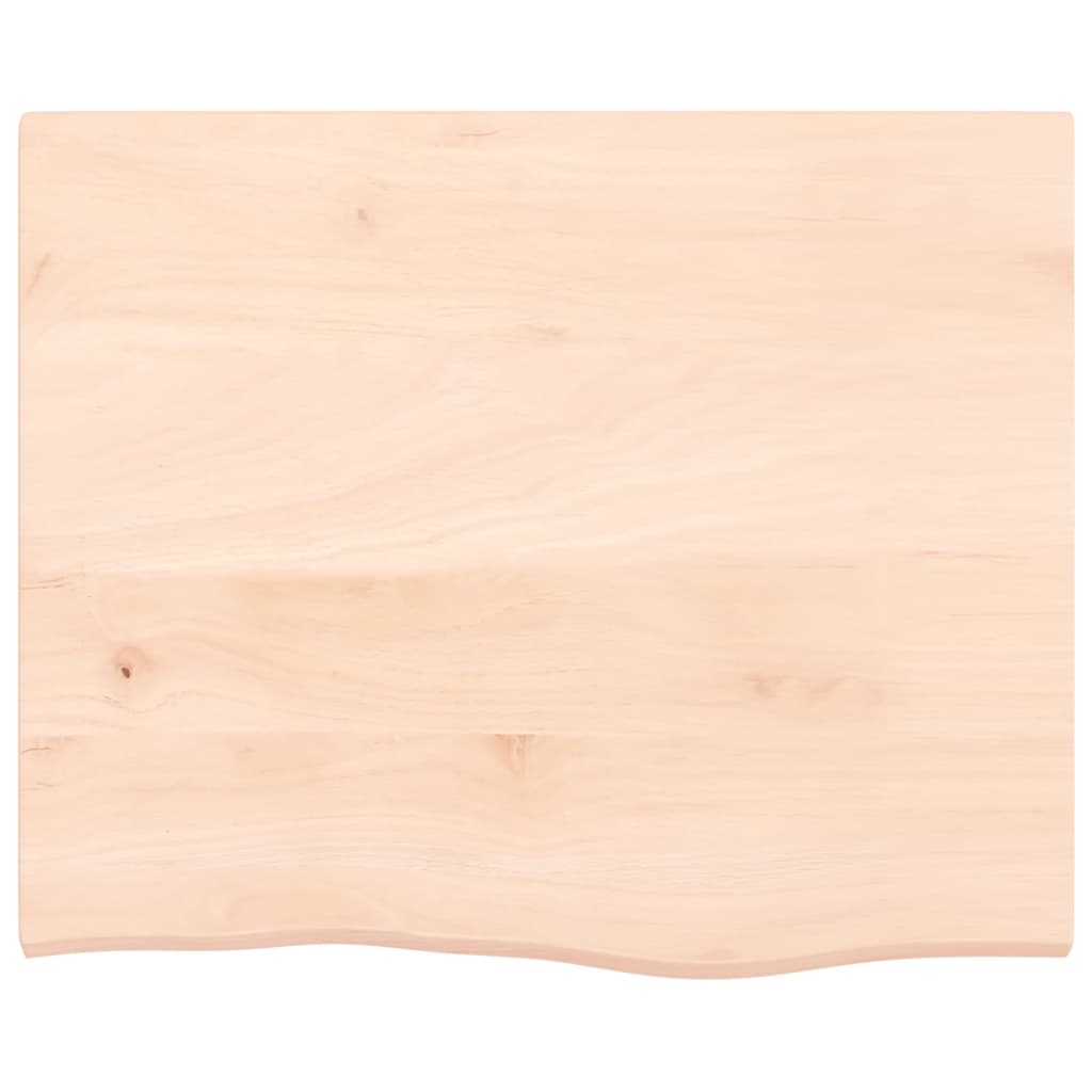 Vidaxl wastafelblad 60x50x2 cm onbehandeld massief hout
