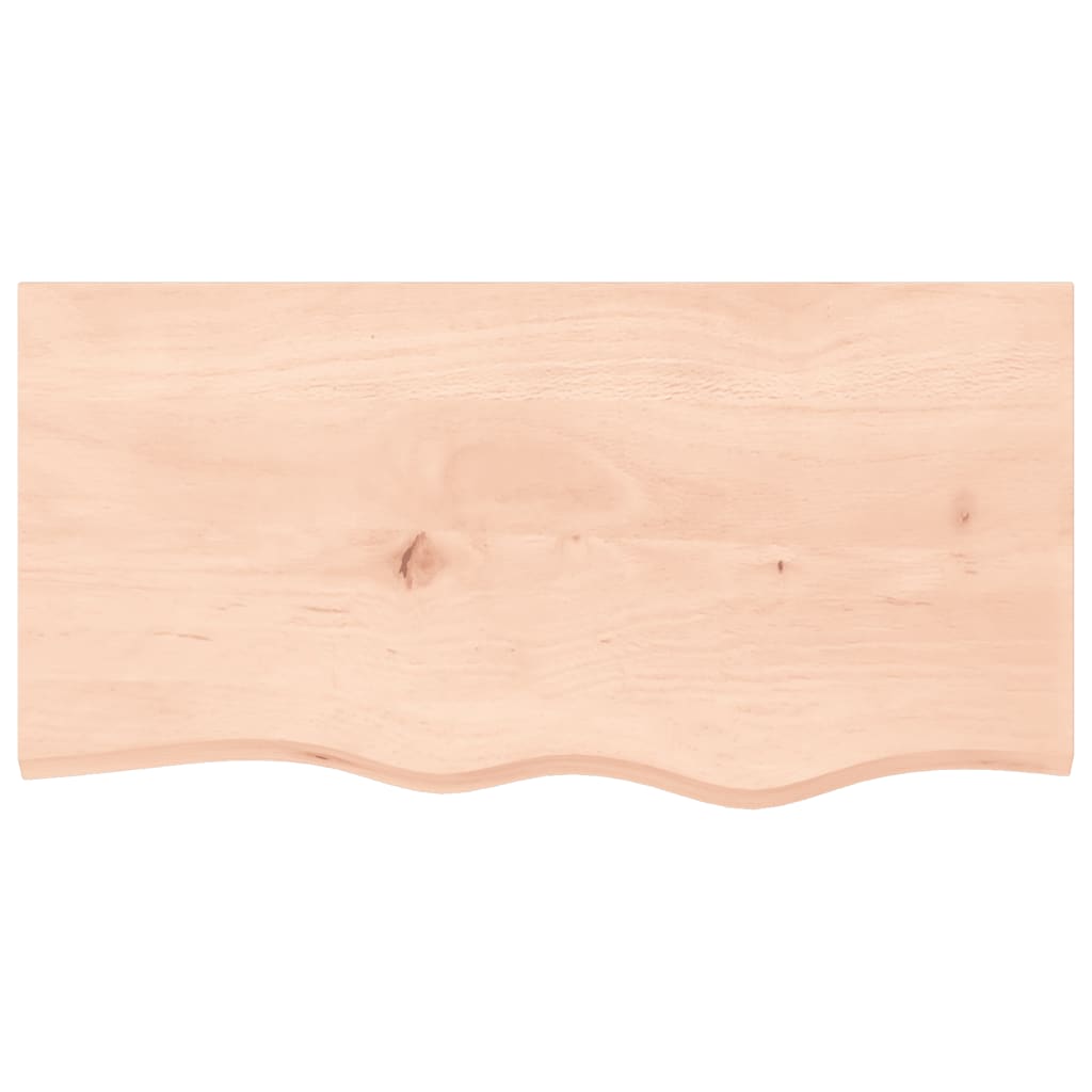 VidaXL Waschtischplatte 80x40x (2-4) cm unbehandeltes Massivholz