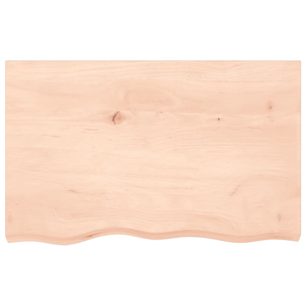 Vidaxx Waschtischplatte 80x50x2 cm unbehandeltes Massivholz