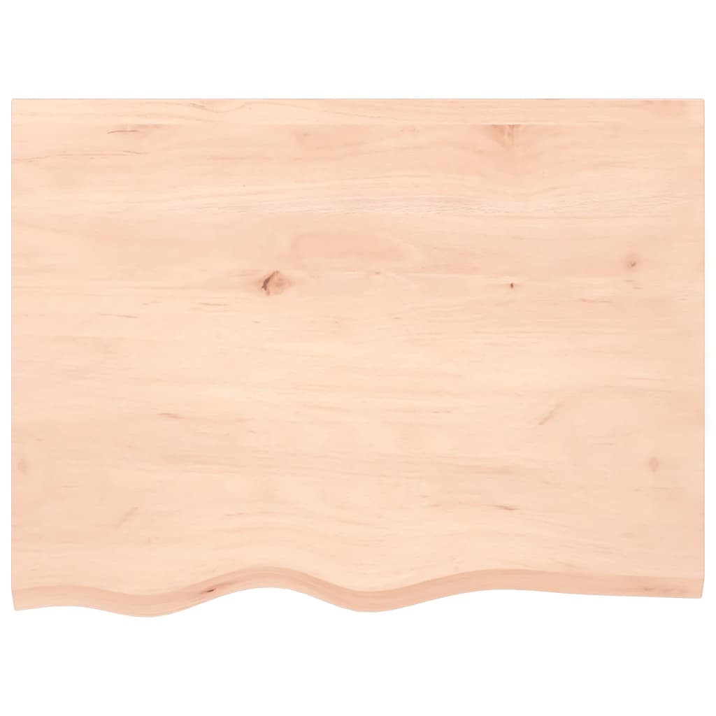 Vidaxx Waschtischplatte 80x60x (2-6) cm unbehandeltes Massivholz