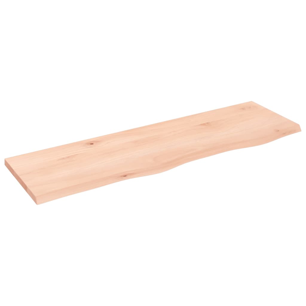 VidaXL Waschtischplatte 100x30x2 cm unbehandeltes Massivholz