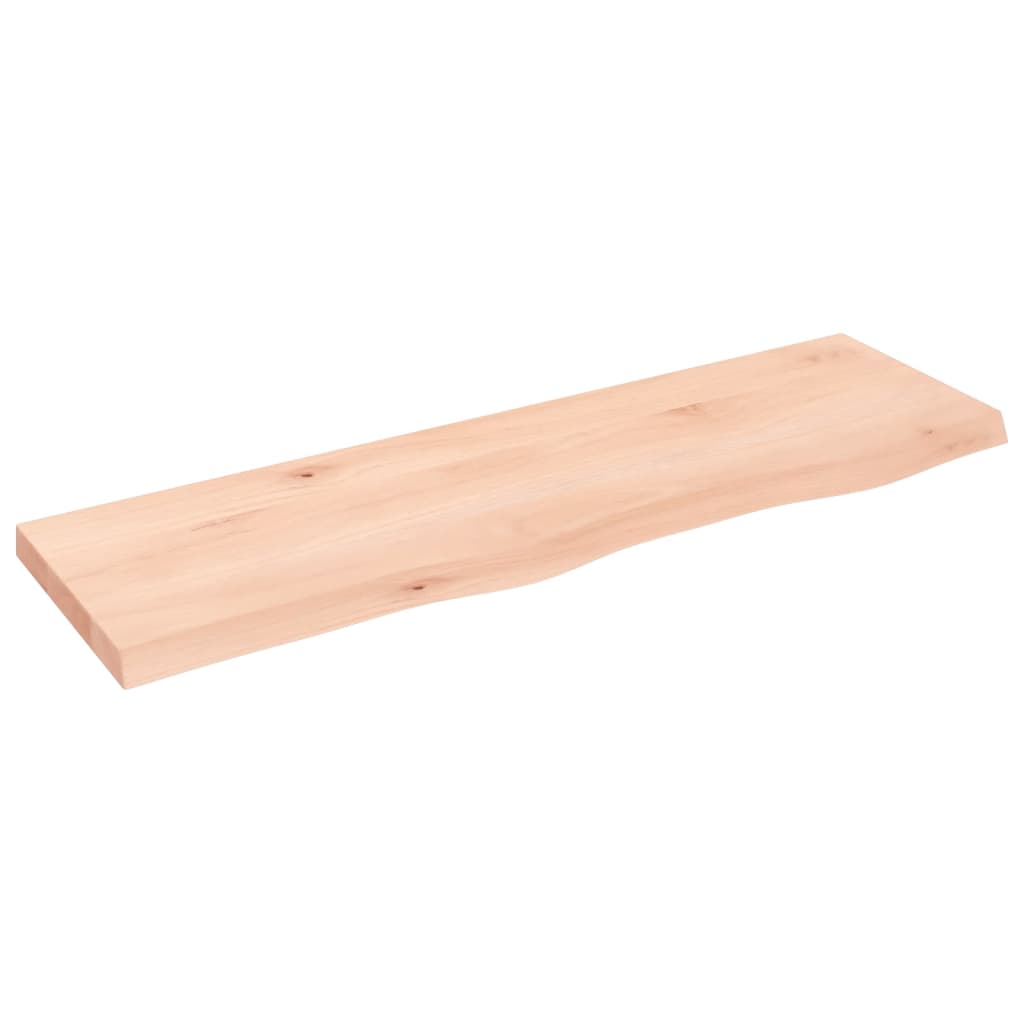 Vidaxx Waschtischplatte 100x30x (2-4) cm unbehandeltes Massivholz