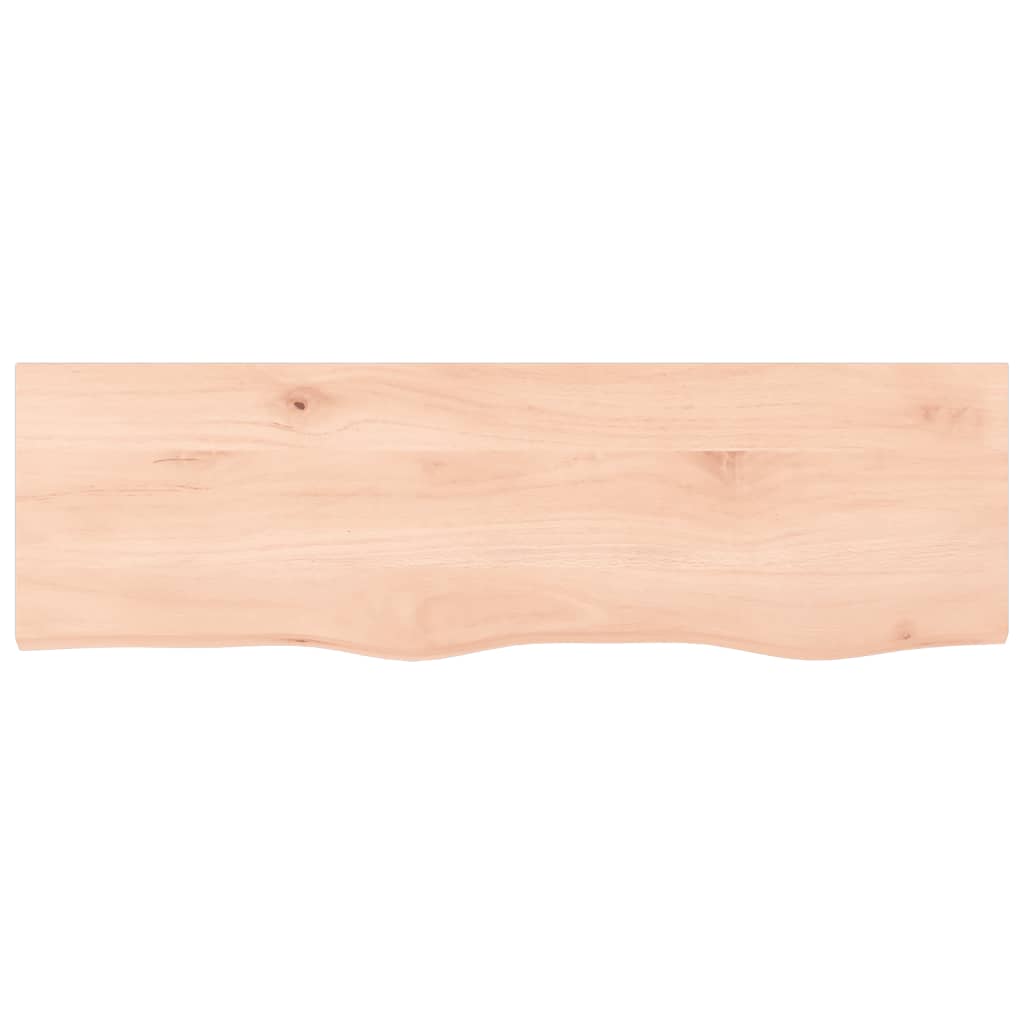 Vidaxx Waschtischplatte 100x30x (2-4) cm unbehandeltes Massivholz