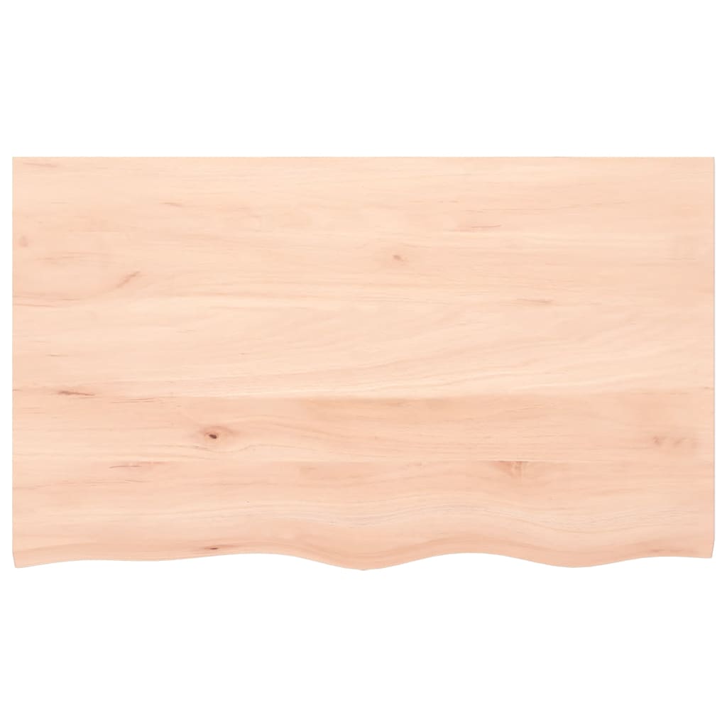 VidaXL Waschtischplatte 100x60x2 cm unbehandeltes Massivholz