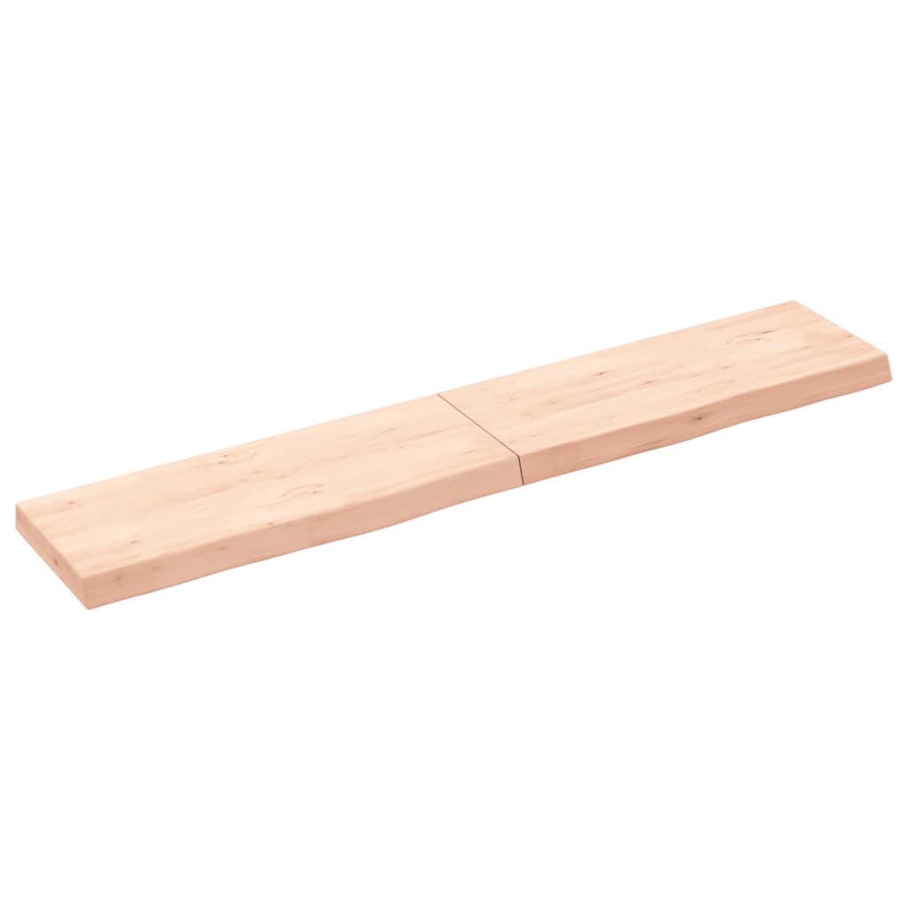 Vidaxx Waschtischplatte 160x30x (2-6) cm unbehandeltes Massivholz