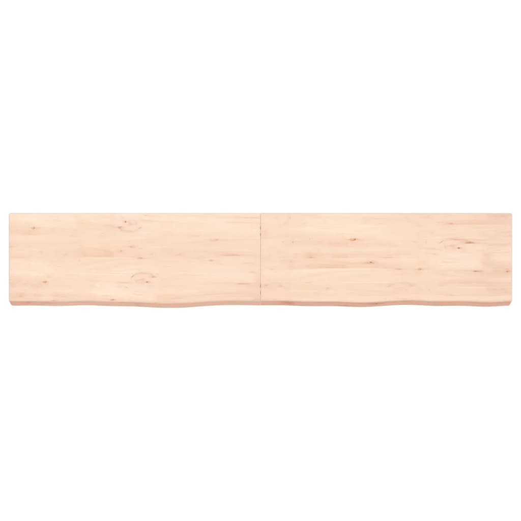 Vidaxx Waschtischplatte 160x30x (2-6) cm unbehandeltes Massivholz