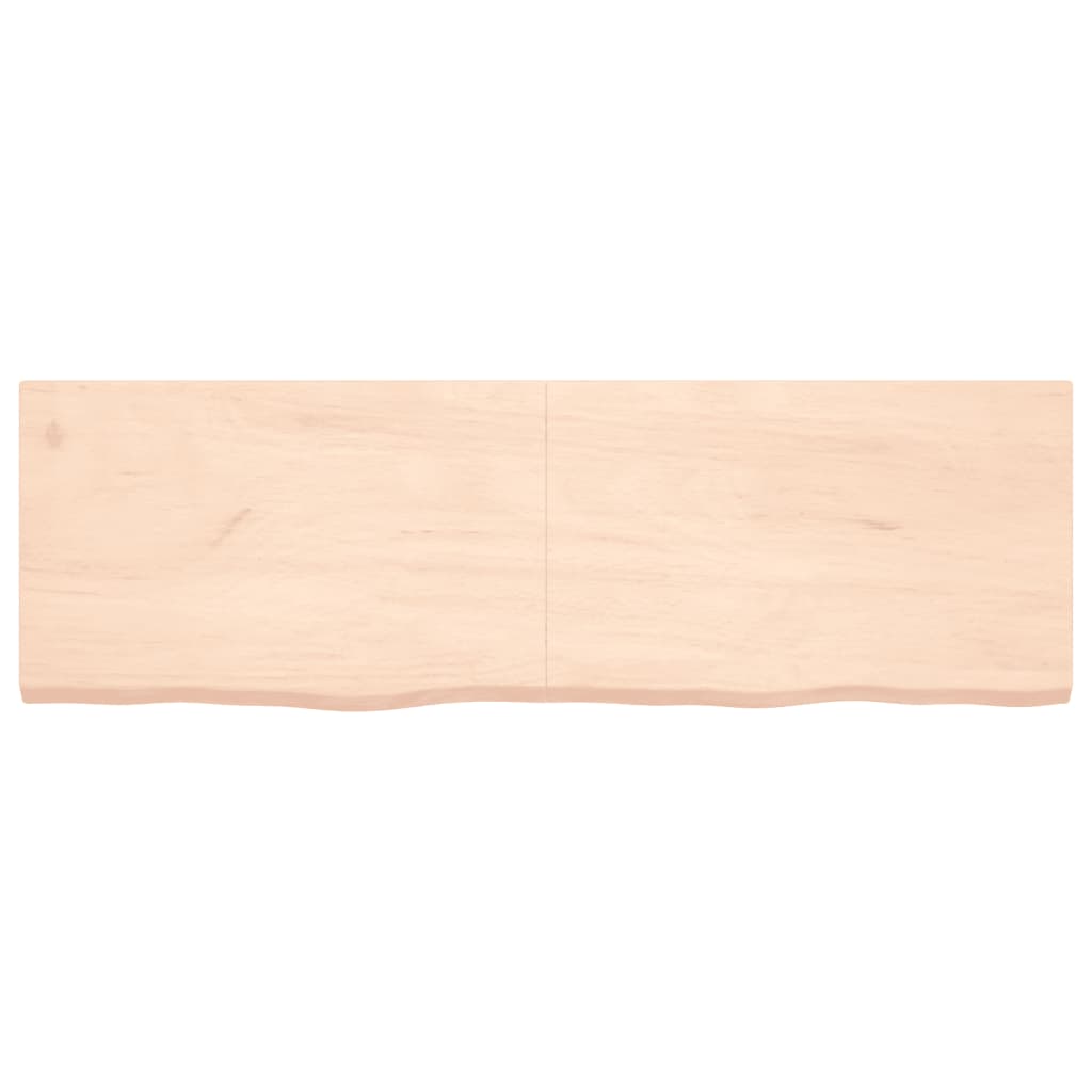 Vidaxx Waschtischplatte 160x50x (2-4) cm unbehandeltes Massivholz
