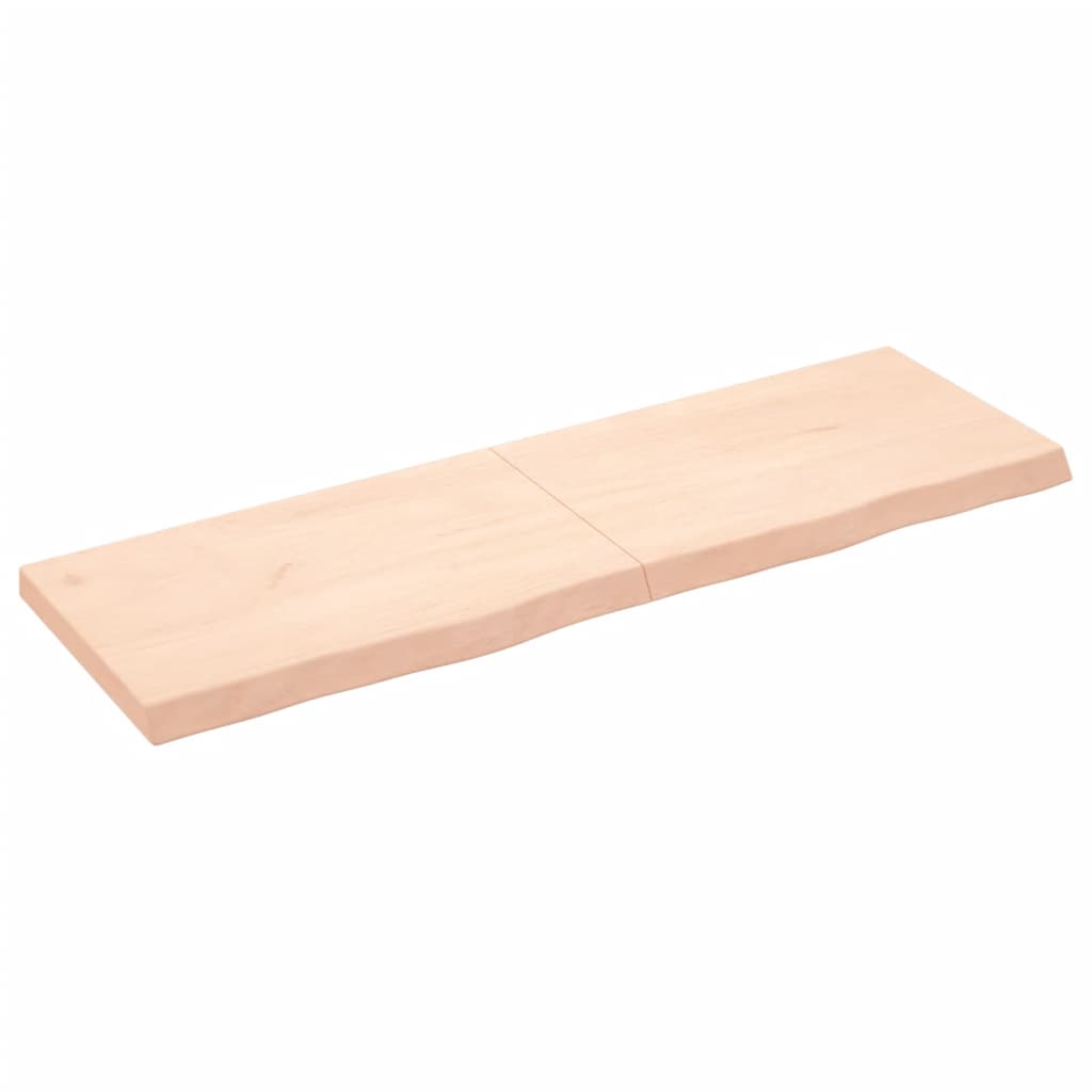 Vidaxx Waschtischplatte 160x50x (2-6) cm unbehandeltes Massivholz