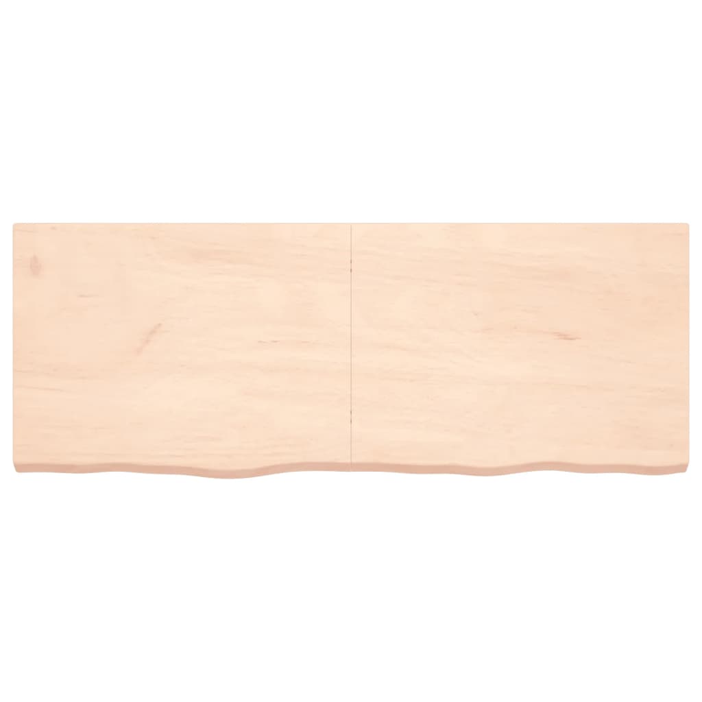 Vidaxx Waschtischplatte 160x60x (2-6) cm unbehandeltes Massivholz