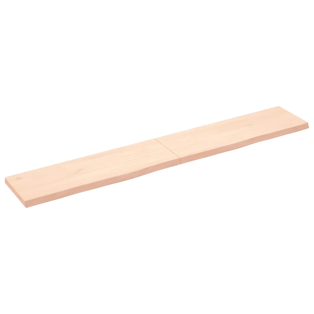 Vidaxx Waschtischplatte 180x30x (2-4) cm unbehandeltes Massivholz