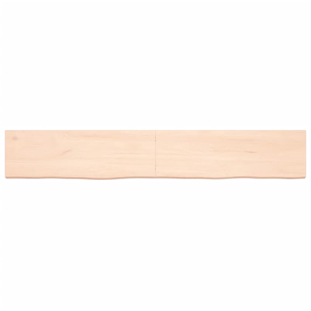 Vidaxx Waschtischplatte 180x30x (2-4) cm unbehandeltes Massivholz