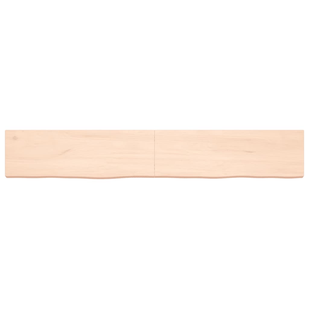 Vidaxx Waschtischplatte 180x30x (2-6) cm unbehandeltes Massivholz