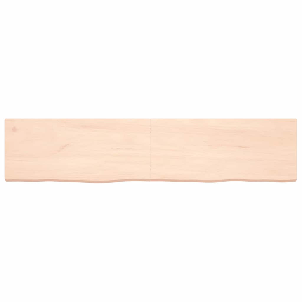 Vidaxx Waschtischplatte 180x40x (2-4) cm unbehandeltes Massivholz