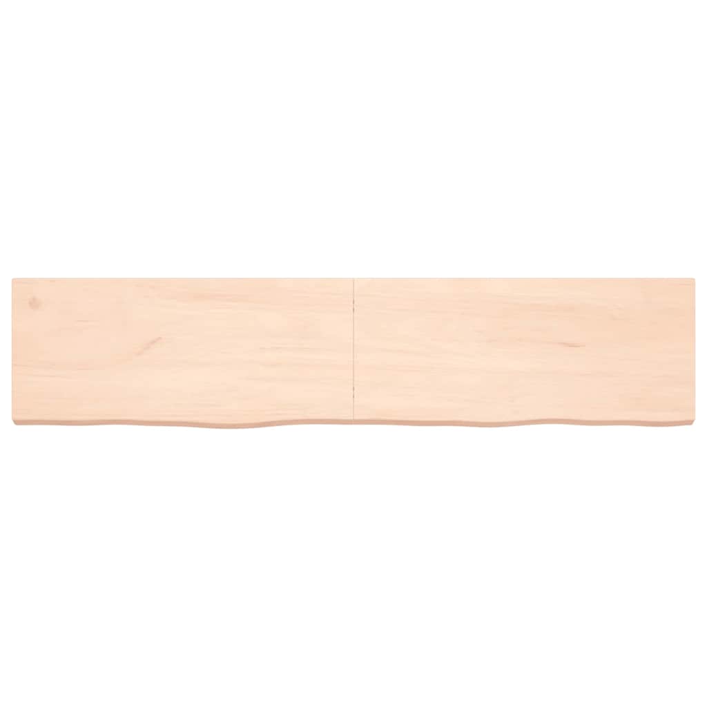Vidaxx Waschtischplatte 180x40x (2-6) cm unbehandeltes Massivholz