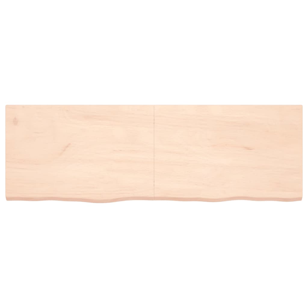 Vidaxx Waschtischplatte 180x60x (2-4) cm unbehandeltes Massivholz