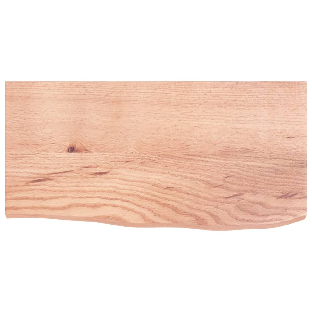 Vidaxx-Waschtischplatte 60x30x2, behandeltes Massivholz hellbraun