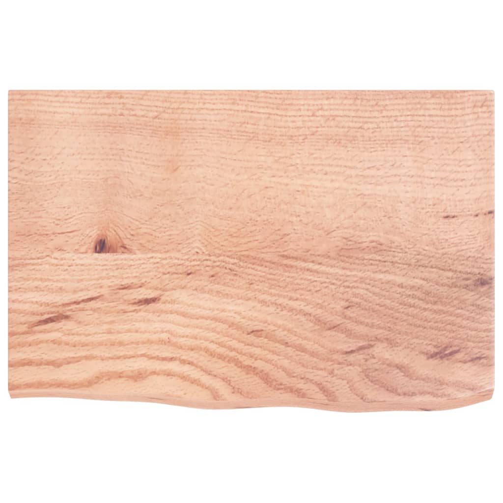 VidaXL Waschtischplatte 60x40x2, behandeltes Massivholz hellbraun