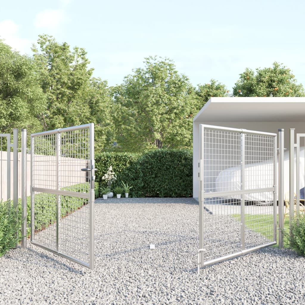 VidaXL Tordrahtgeflecht 300x175 cm silberfarbener Stahl