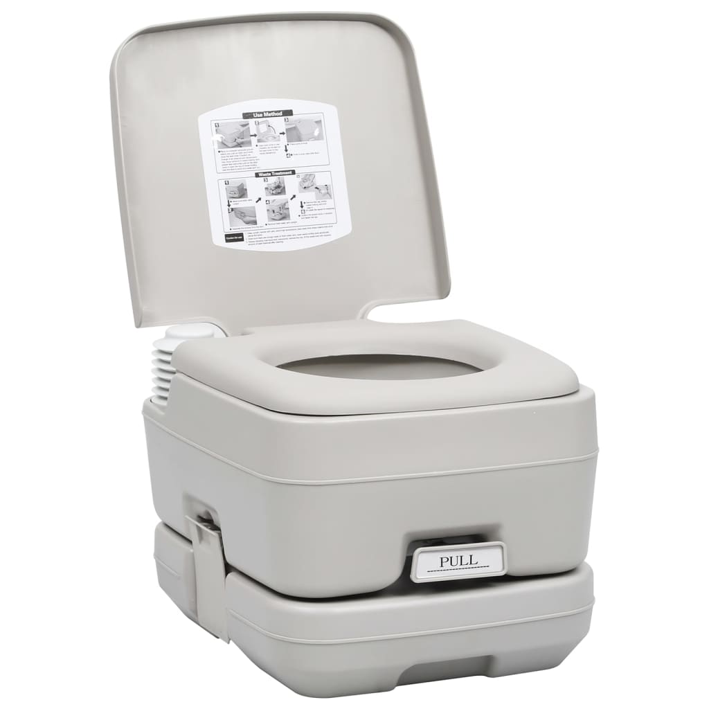 VidaXL Camping-Toiletten- und Wassertank-Set tragbar