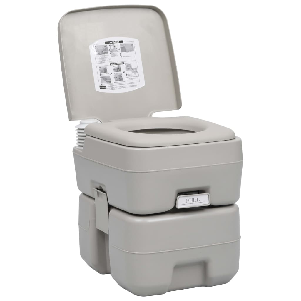 VidaXL Camping-Toiletten- und Wassertank-Set tragbar