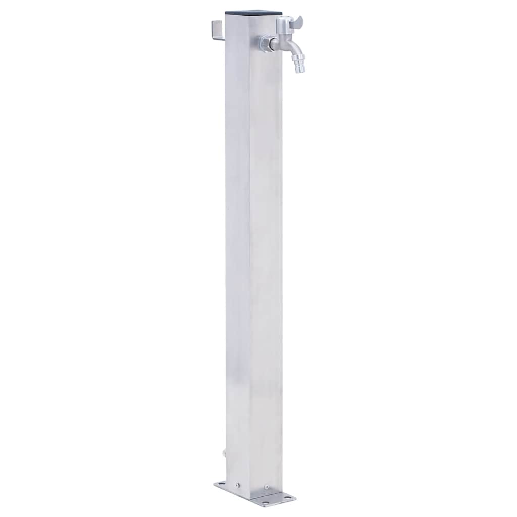 Vidaxx Wassersäule quadratisch 40 cm Edelstahl