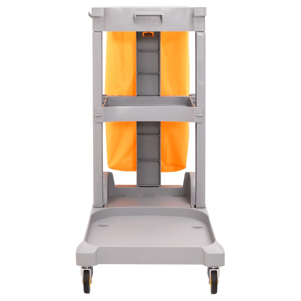 VidaXL Reinigungswagen 3-lagig mit abnehmbarer Tasche PP-Oxford-Gewebe