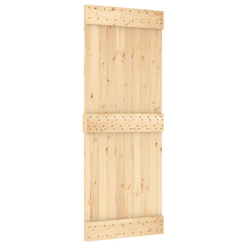 Vidaxx Tür Narvik 80x210 cm massives Kiefernholz