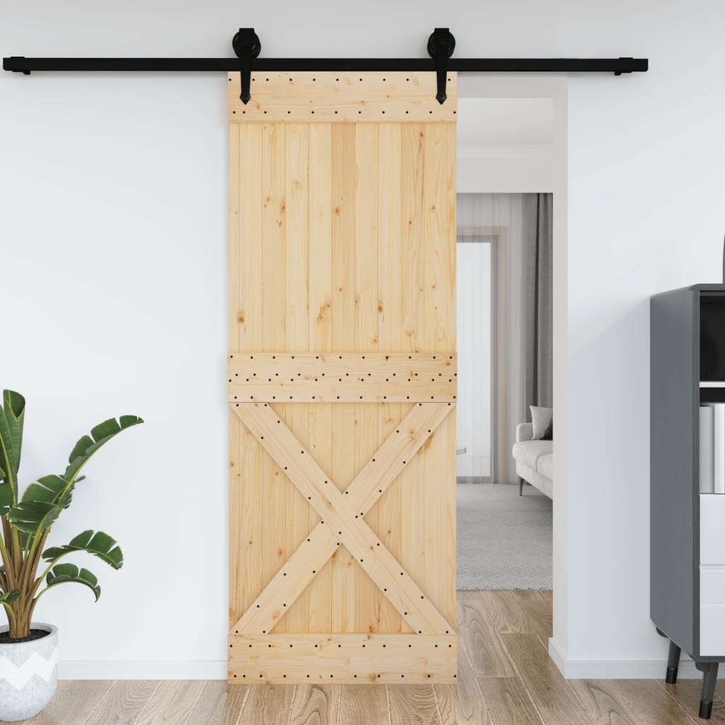 VidaXL Tür NARVIK 85x210 cm massives Kiefernholz