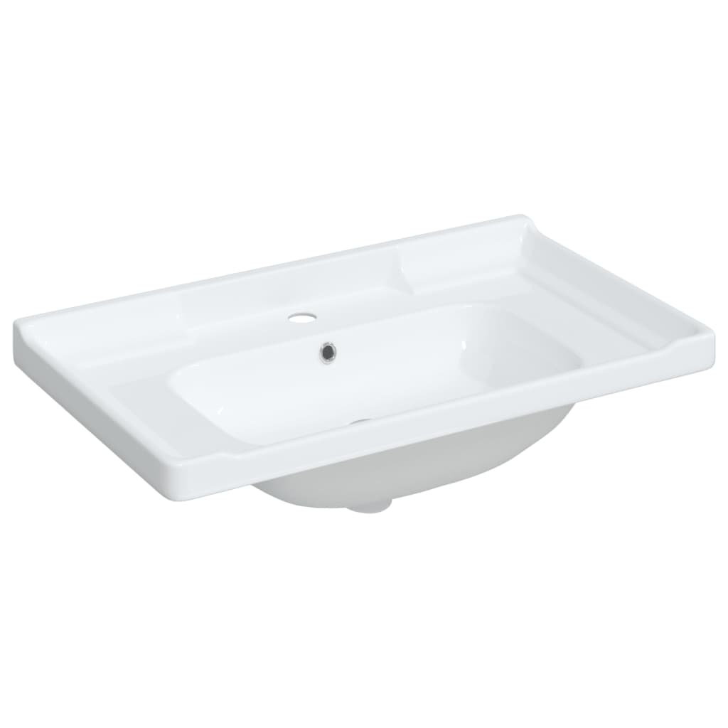Vidaxx Rechteckwaschtisch 81x48x23 cm Keramik weiß