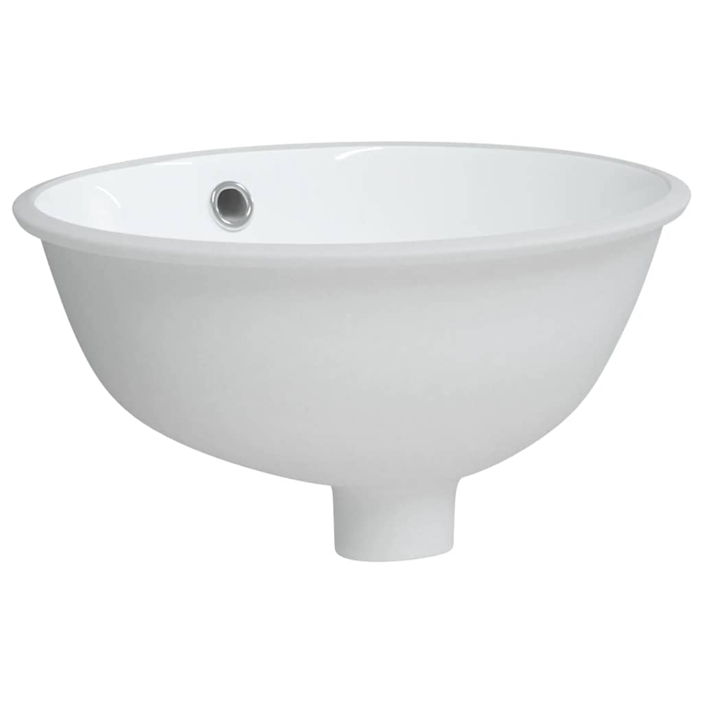 Vidaxx Waschbecken oval 33x29x16,5 cm Keramik weiß