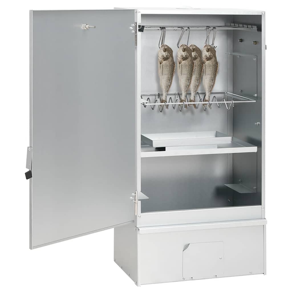 Vidaxx BBQ Smoker mit Holzspänen 44,5x29x83 cm Stahl