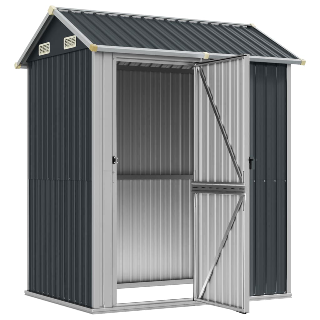 VidaXL Gartenhaus 192x152,5x237 cm verzinkter Stahl Anthrazit