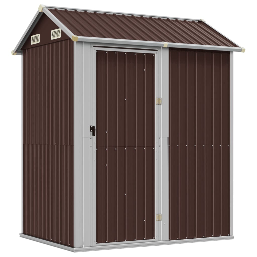 VidaXL Gartenhaus 192x152,5x237 cm verzinkter Stahl braun