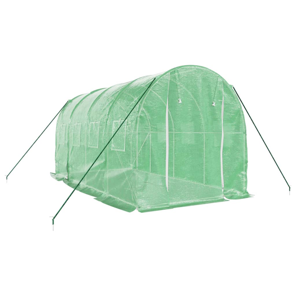VidaXL Gartengewächshaus mit Stahlrahmen 8 m² 4x2x2 m