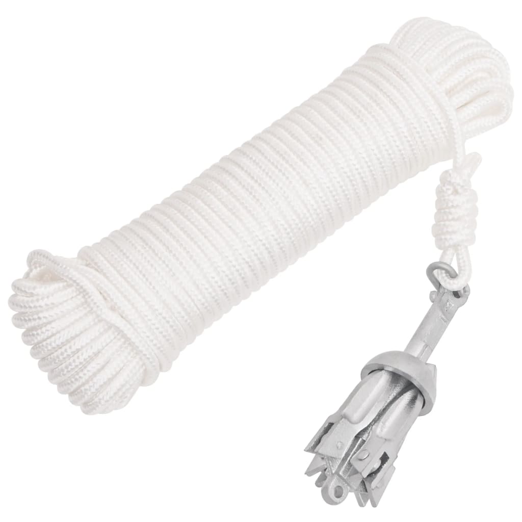Vidaxx-Anker mit faltbarem Seil 0,7 kg aus feuerverzinktem Gusseisen