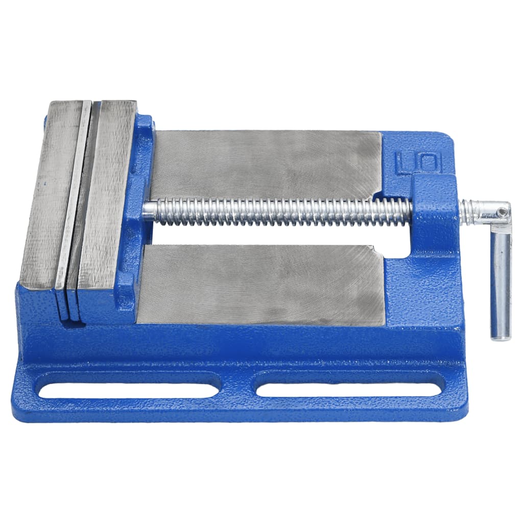 Vidaxx Schraubstock für Säulenbohrmaschine 150 mm Gusseisen blau