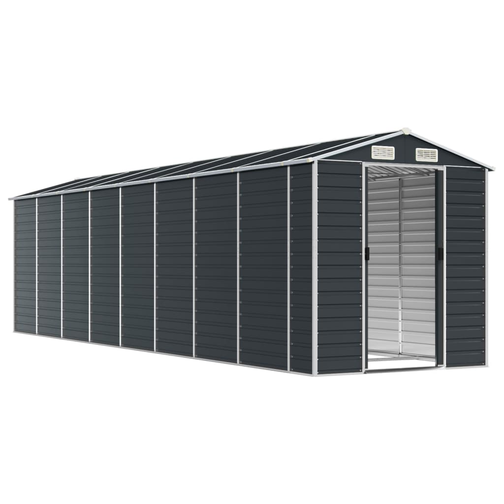 VidaXL Gartenhaus 191x725x198 cm verzinkter Stahl Anthrazit