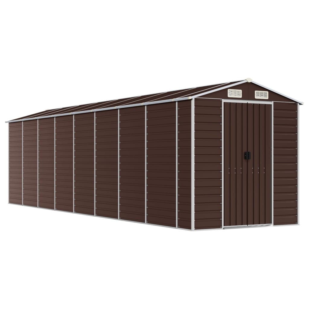 VidaXL Gartenhaus 191x725x198 cm verzinkter Stahl braun