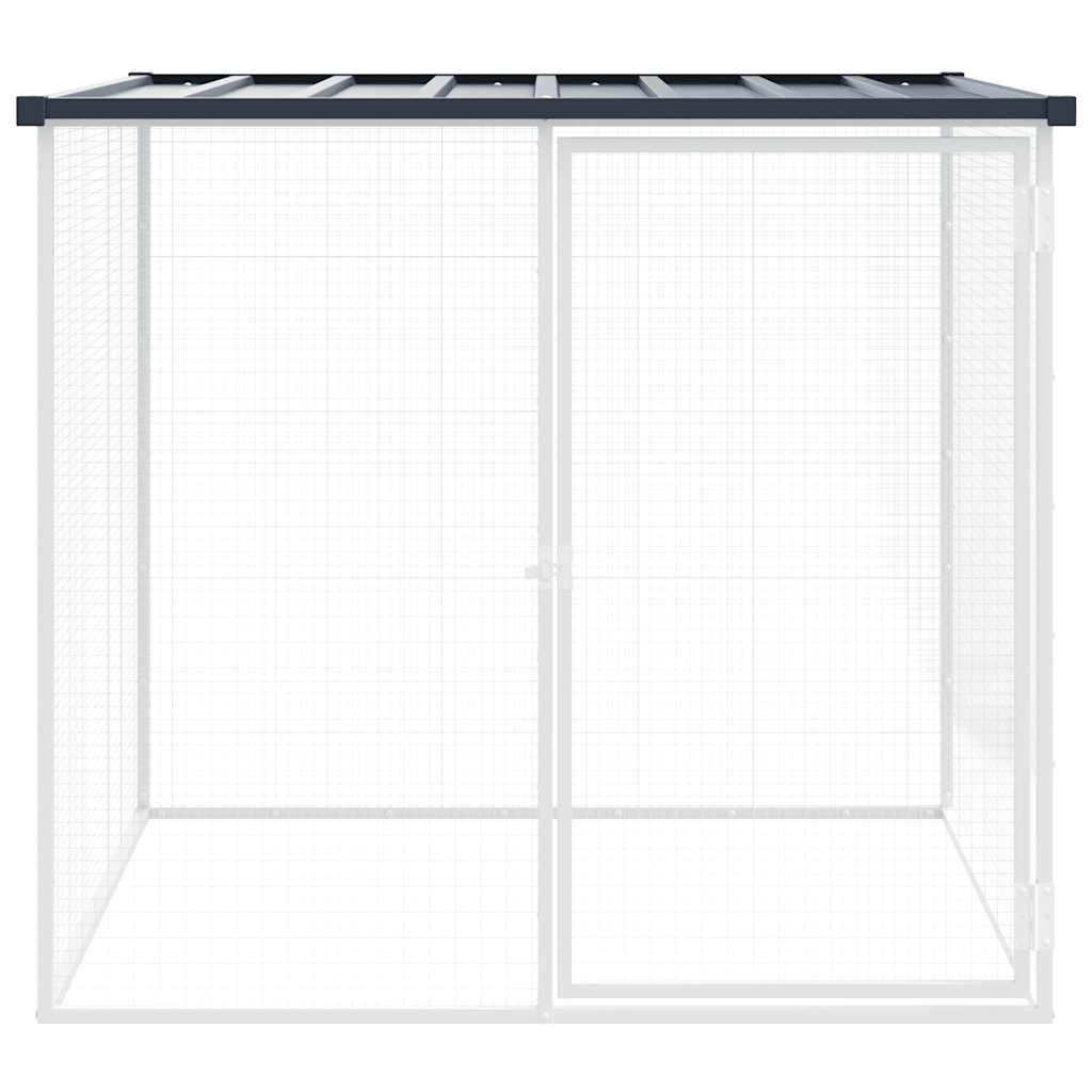 Vidaxx Hühnerstall mit Dach 103x98x90 cm verzinkter Stahl Anthrazit