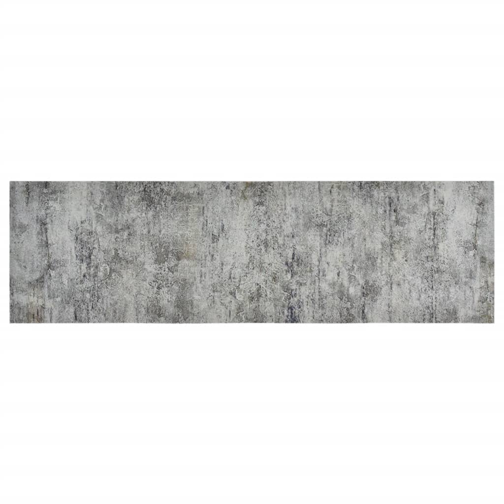 Vidaxx Küchenmatte waschbar Betondruck 60x180 cm Samt