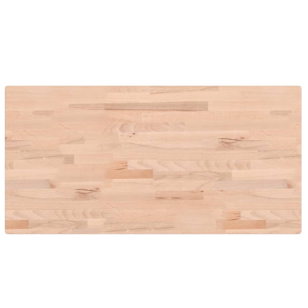 Vidaxx Waschtischplatte 100x50x4 cm massives Buchenholz