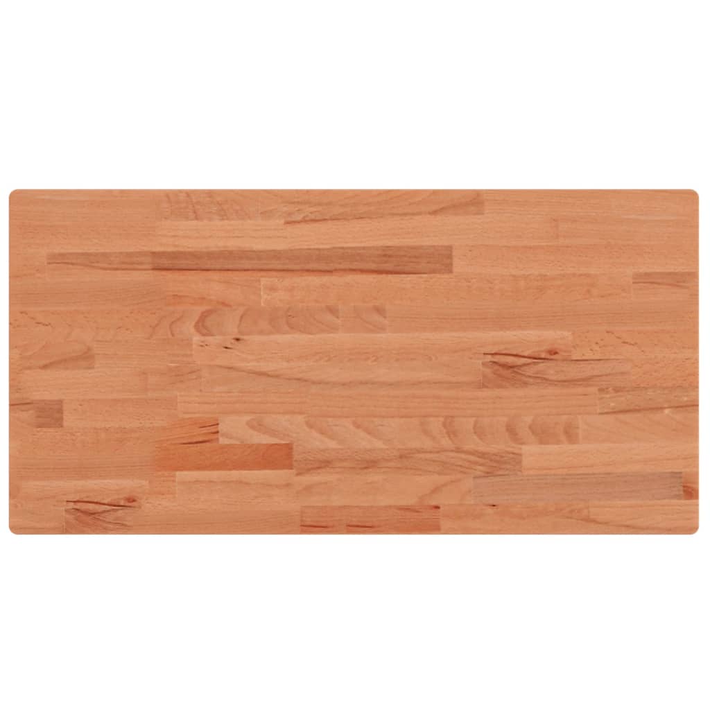VidaXL Waschtischplatte 100x50x1,5 cm massives Buchenholz