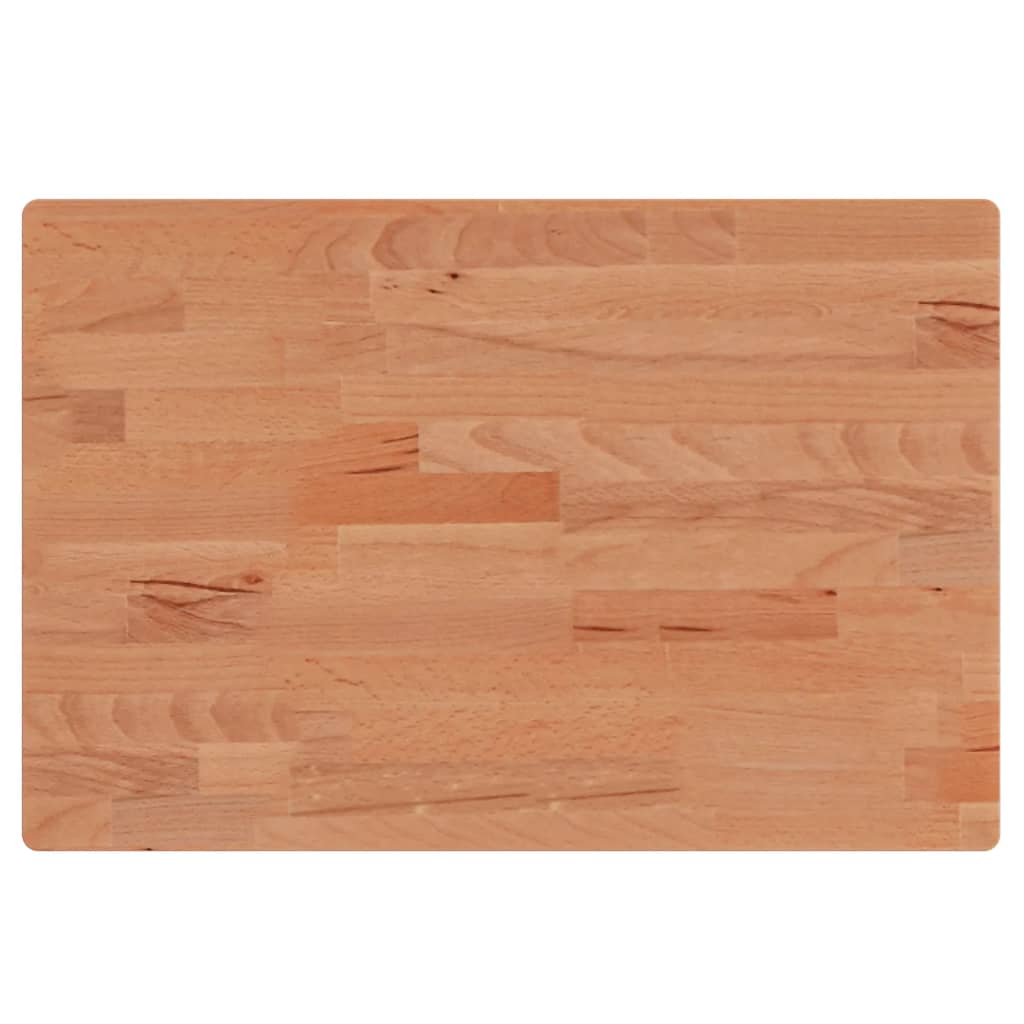 Vidaxx Waschtischplatte 60x40x1,5 cm massives Buchenholz