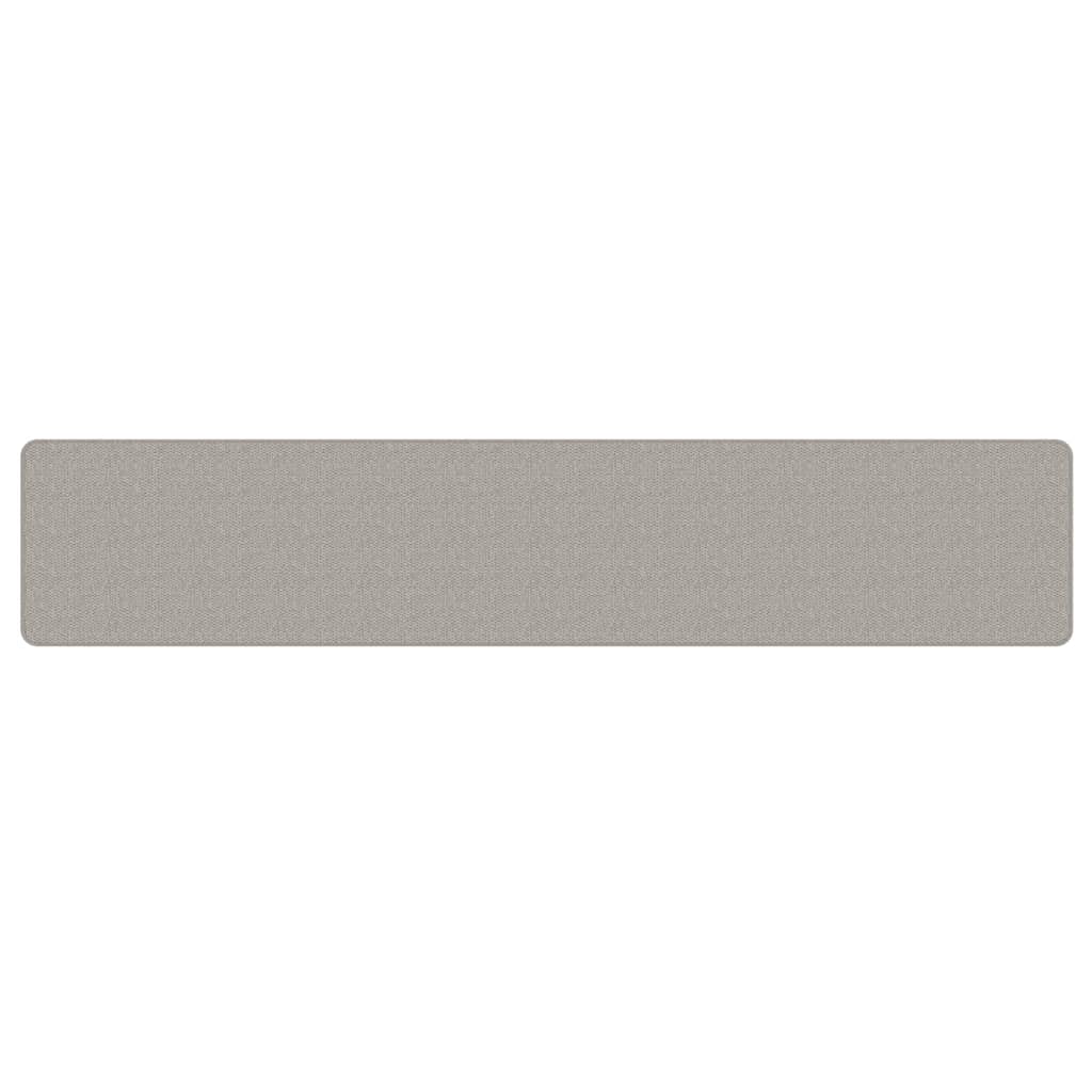 Vidaxx Teppichläufer 50x250 cm Sisal-Optik Taupe