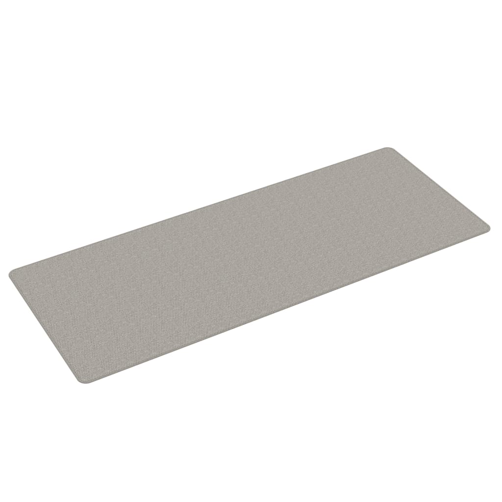 Vidaxx Teppichläufer 80x200 cm Sisal-Optik Taupe