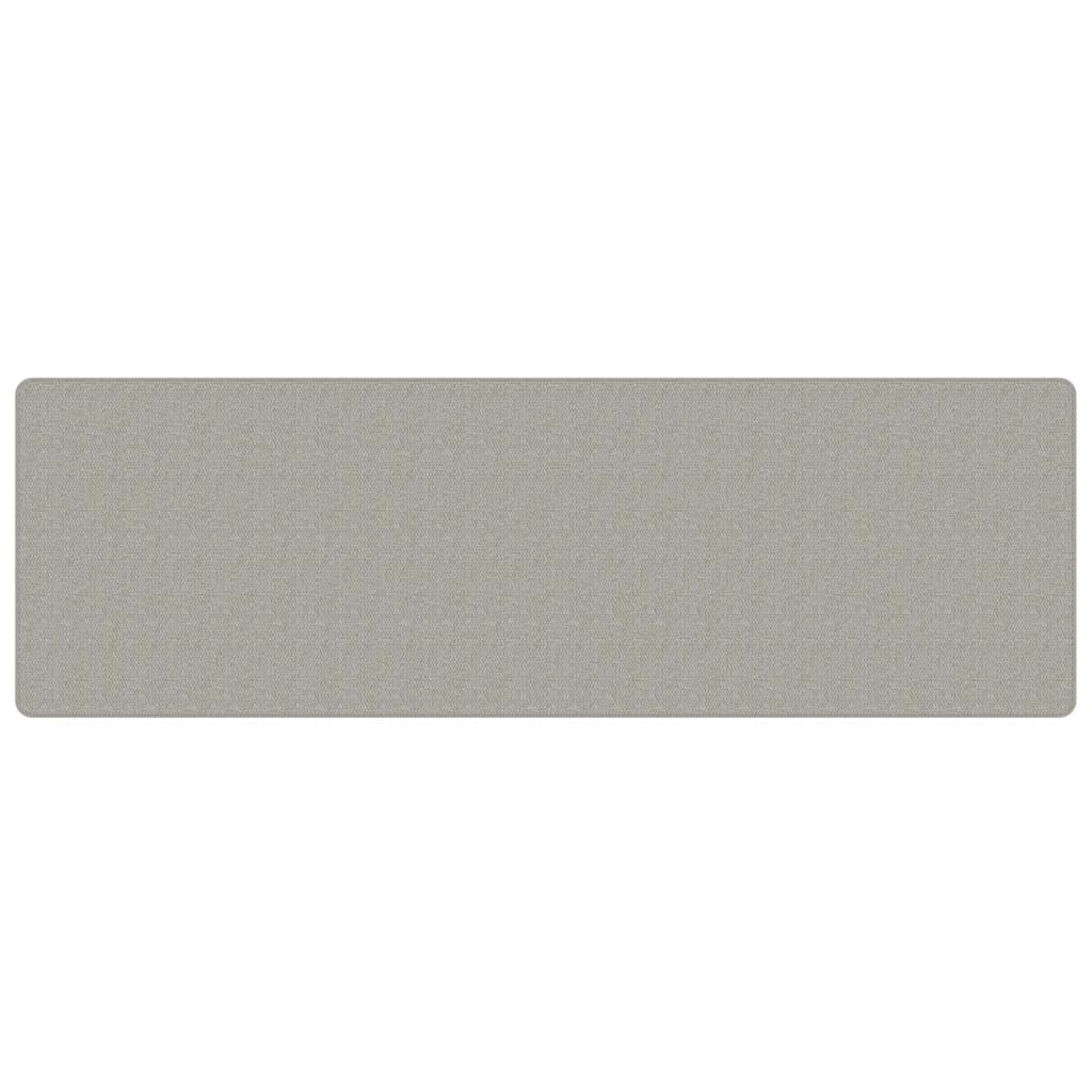Vidaxx Teppichläufer 80x250 cm Sisal-Optik Taupe