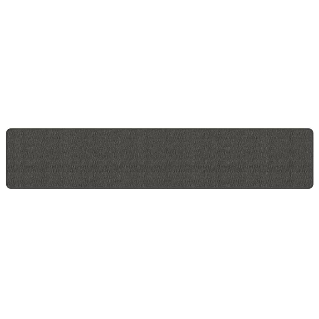 Vidaxx Teppichläufer 50x250 cm Sisaloptik Anthrazit